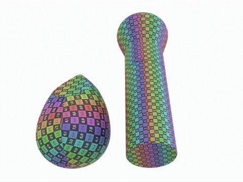 Blend Blur Makeup Brush and Sponge Ecotools 3D Model