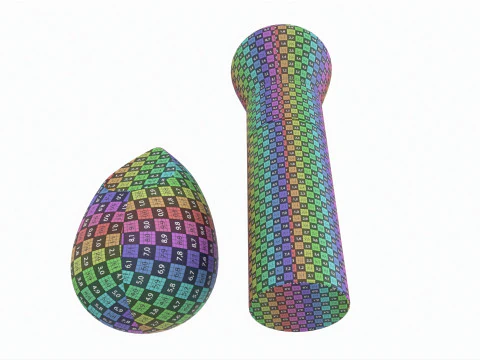 Blend Blur Makeup Brush and Sponge Ecotools 3D Model