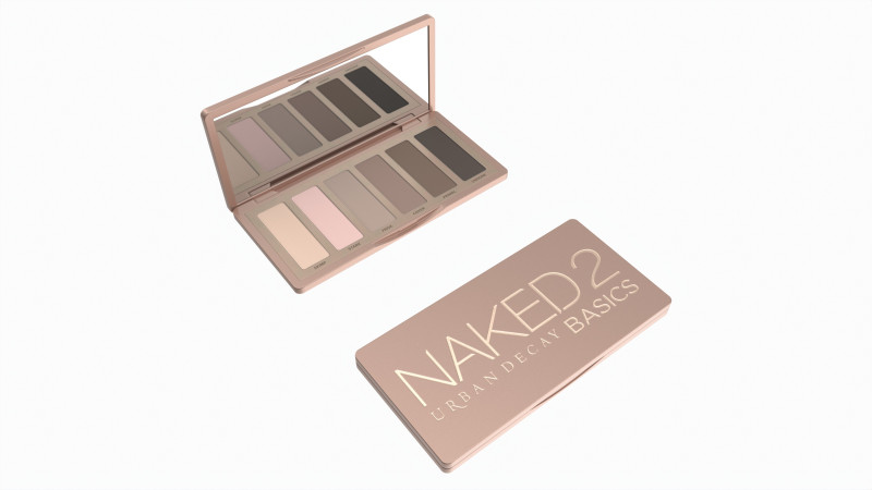 Eyeshadow Palette 6 Shadows Urban Decay N 2 3D Model .c4d .max .obj .3ds .fbx .stl .blend 