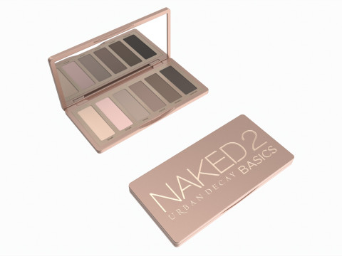 Eyeshadow Palette 6 Shadows Urban Decay N 2 3D Model