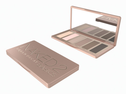 Eyeshadow Palette 6 Shadows Urban Decay N 2 3D Model