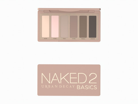 Eyeshadow Palette 6 Shadows Urban Decay N 2 3D Model