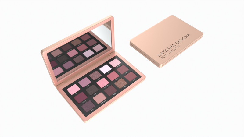 Eyeshadow Palette 15 Shadows Natasha Denona 3D Модель .c4d .max .obj .3ds .fbx .stl .blend 