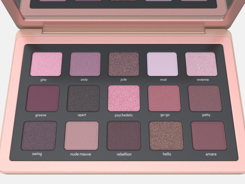Eyeshadow Palette 15 Shadows Natasha Denona 3D Модель