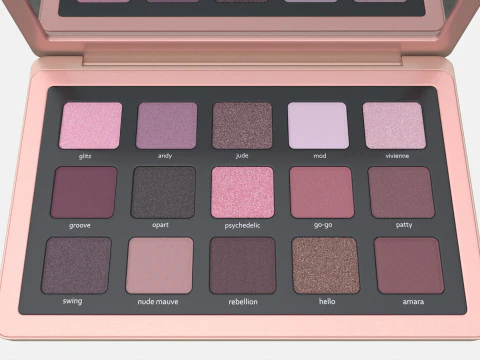 Палітра тіней для повік 15 тіней Natasha Denona 3D Модель