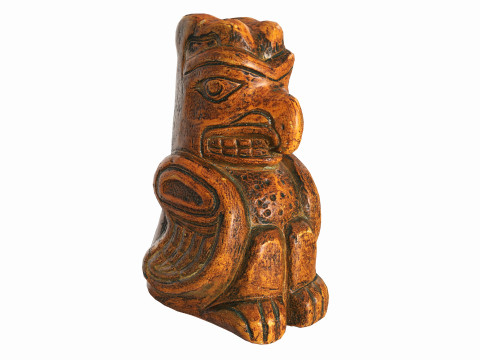 Indian Totemic Figurine Model 3D