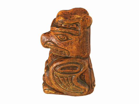 Estatueta Tot&ecirc;mica Indiana Modelo 3D