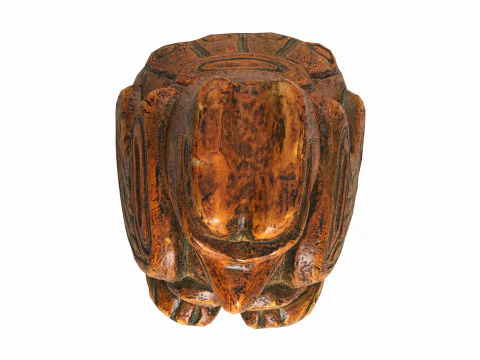 Estatueta Tot&ecirc;mica Indiana Modelo 3D