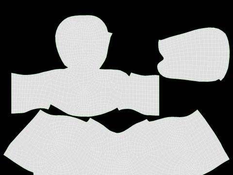 Estatueta Tot&ecirc;mica Indiana Modelo 3D