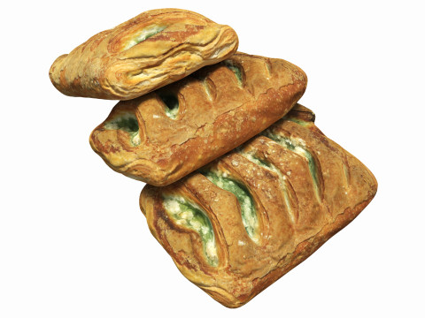 Apple bun 3D-Modell