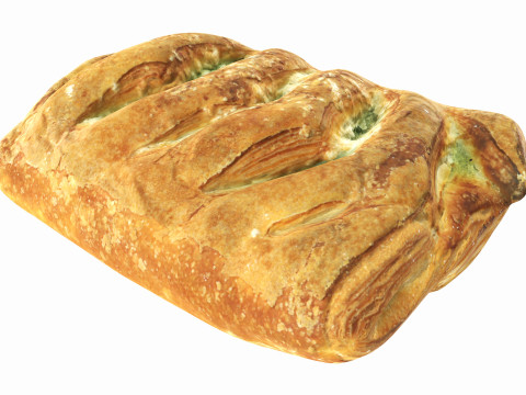 Apple bun 3D-Modell