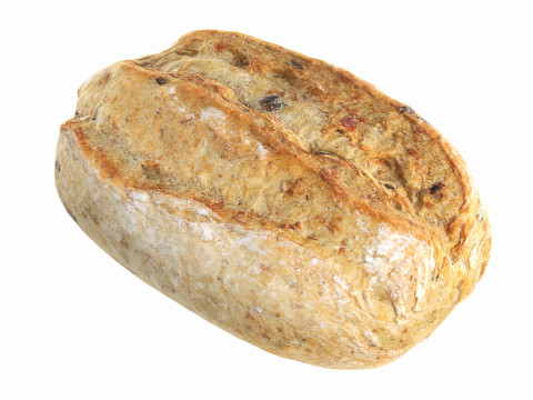 Breakfast bread 01 Model 3D