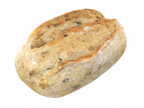 Breakfast bread 01 Model 3D