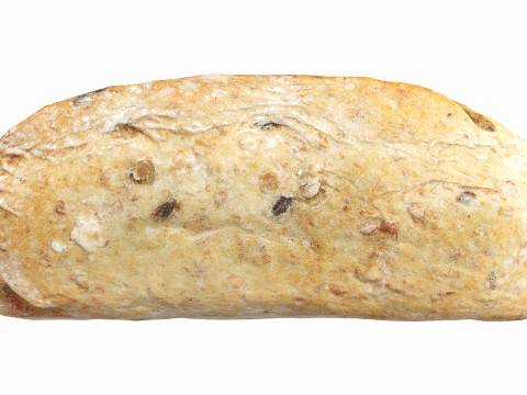 Breakfast bread 01 Model 3D