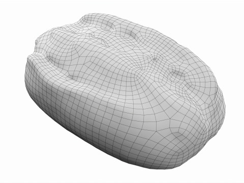 Breakfast bread 01 Model 3D