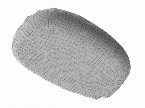 Breakfast bread 01 Model 3D