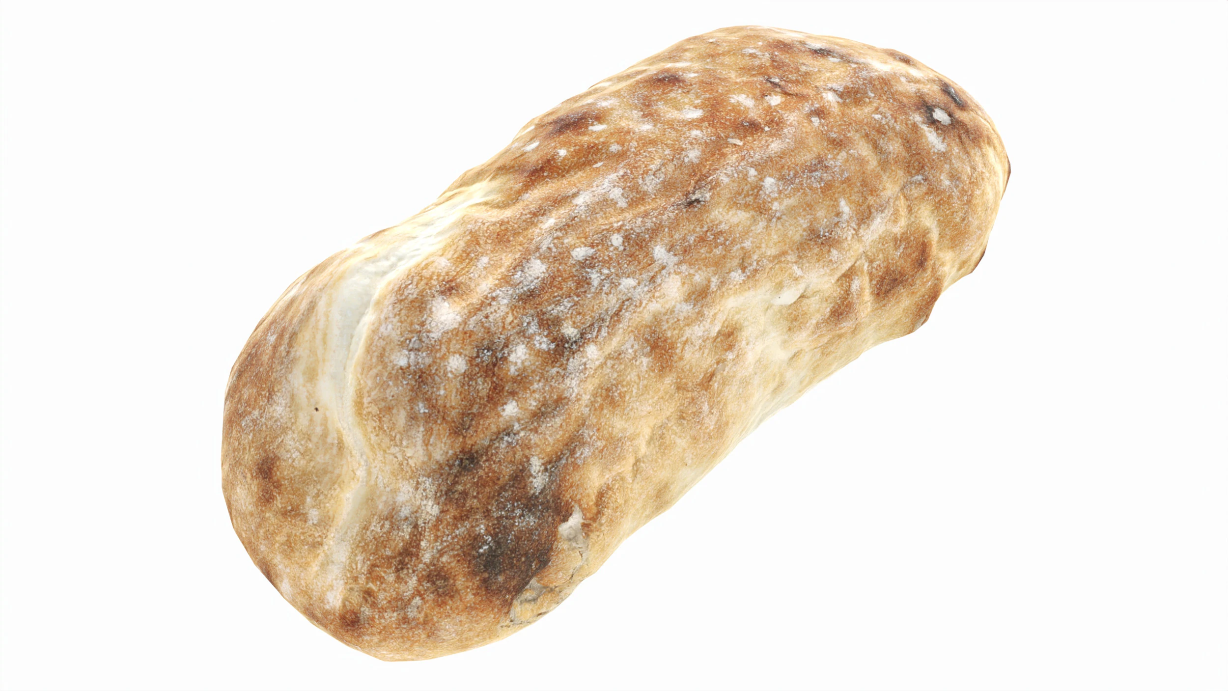 Breakfast bread 02 3D Model .c4d .max .obj .3ds .fbx .stl .blend 