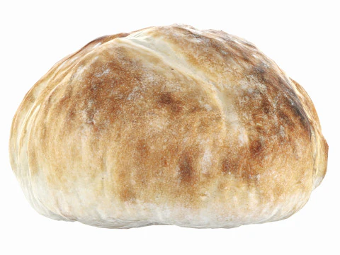 Breakfast bread 02 3D Model