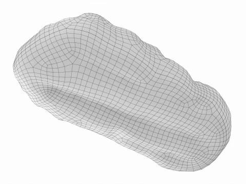 Breakfast bread 02 3D Model