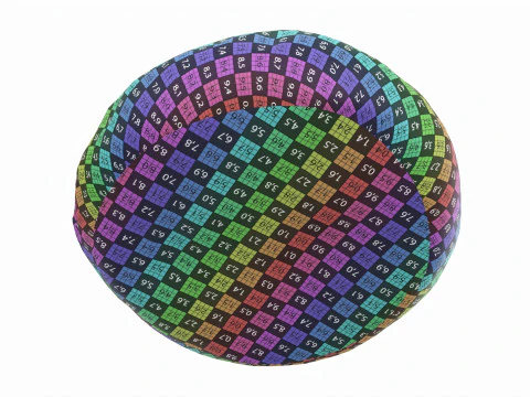 Fr&uuml;hst&uuml;cksbrot rund 3D Modell