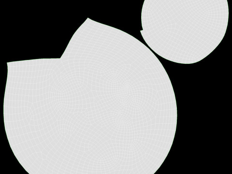 Breakfast bread round 3D Model