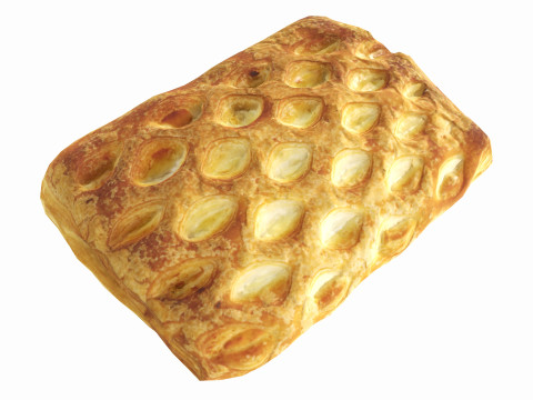 Cheese bun 3D Model