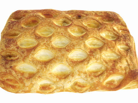 Cheese bun 3D Model