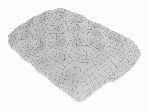 Cheese bun 3D Model