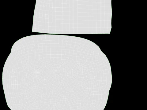 Cheese bun 3D Model