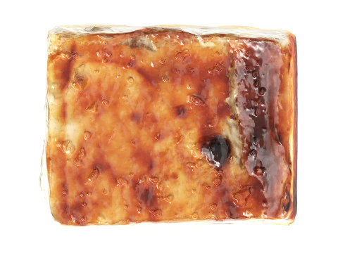 Sepotong kue keju Model 3D