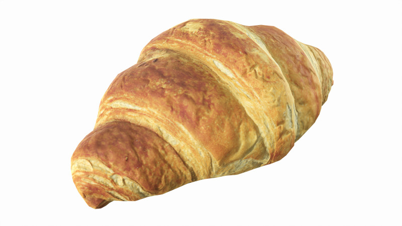 Croissant classic 3D मॉडल .c4d .max .obj .3ds .fbx .stl .blend