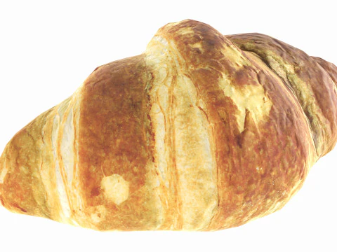 牛角面包经典 3D 模型