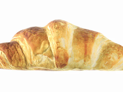 牛角面包经典 3D 模型