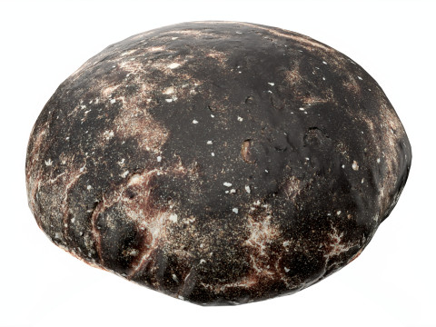Grey bread 01 Modelo 3D