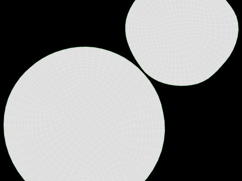 Grey bread 01 3D Model