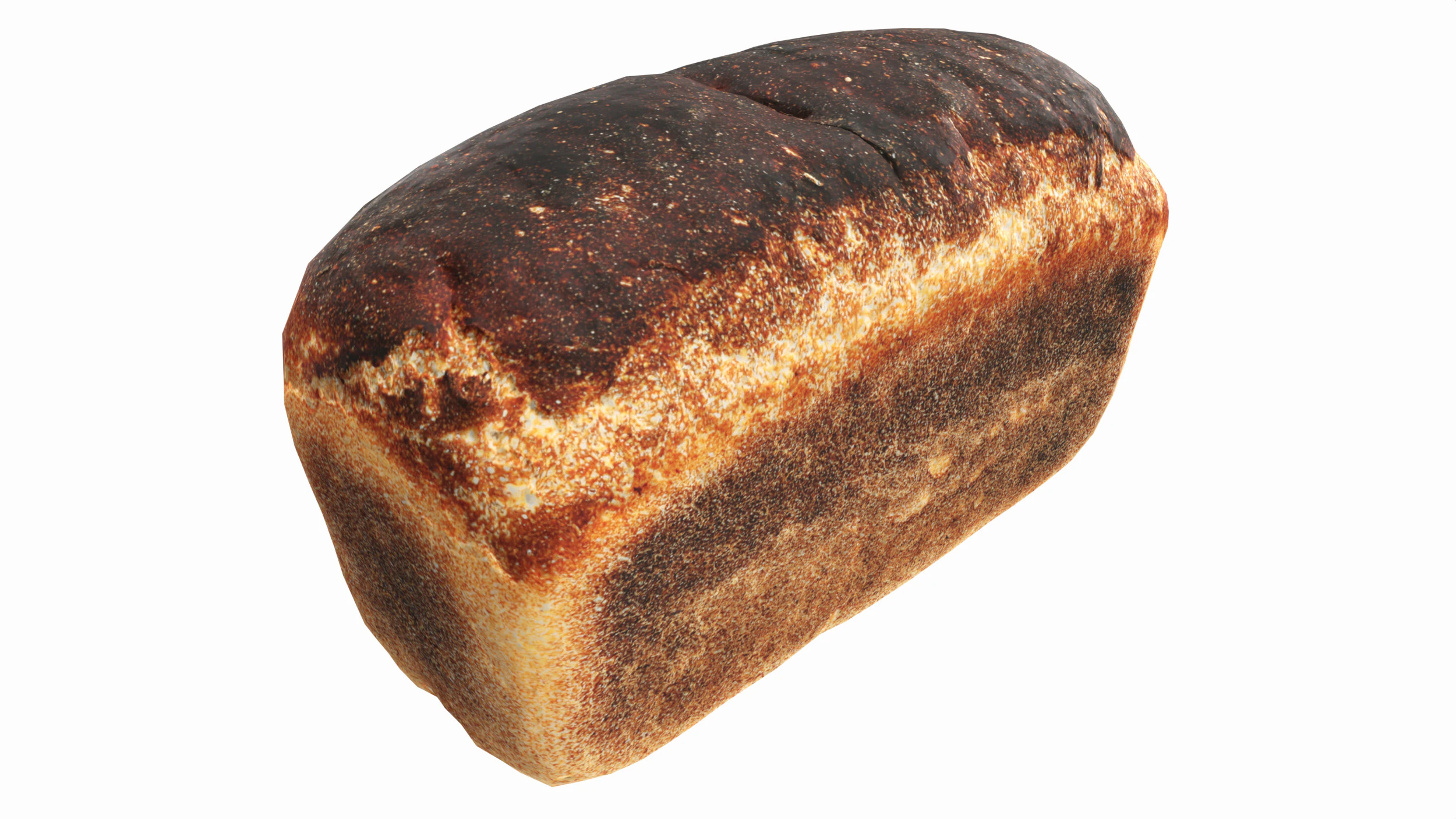 Grijs brood 02 3D Model .c4d .max .obj .3ds .fbx .stl .blend 