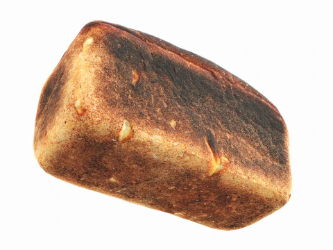 Grijs brood 02 3D Model