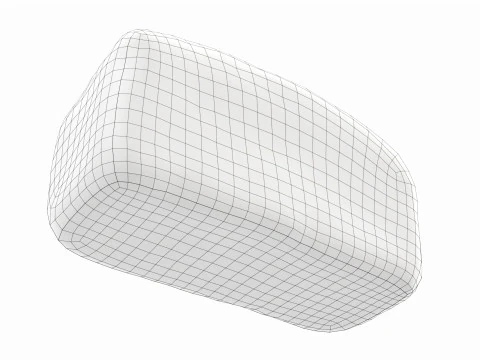 Grijs brood 02 3D Model