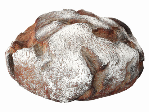 Large bread 01 3D-Modell