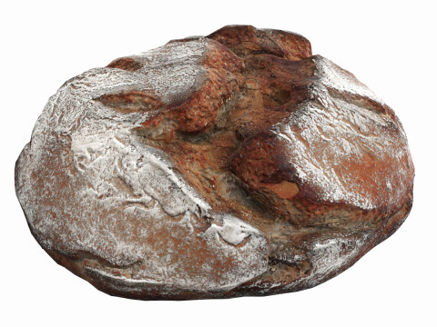 Large bread 01 3D-Modell