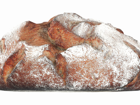 Large bread 01 3D-Modell