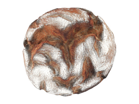 Large bread 01 3D-Modell