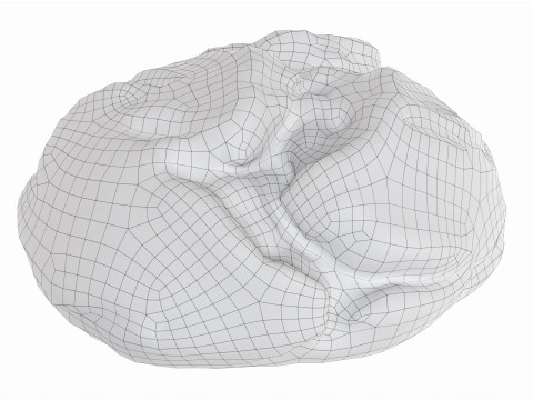 Large bread 01 3D-Modell