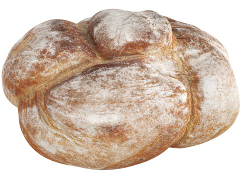 Large bread 02 3D Model