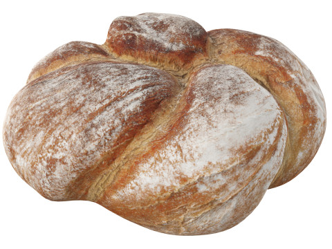 Large bread 02 3D Model
