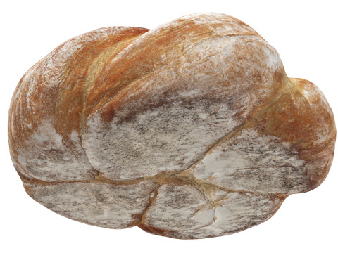 Large bread 02 3D Model