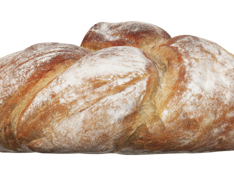 Large bread 02 3D Model