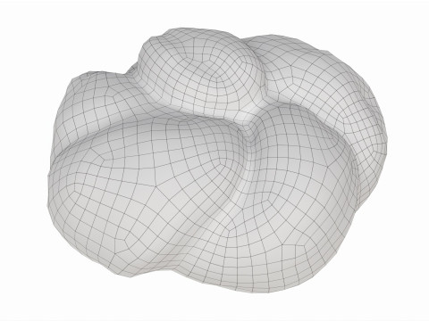 Large bread 02 3D Model