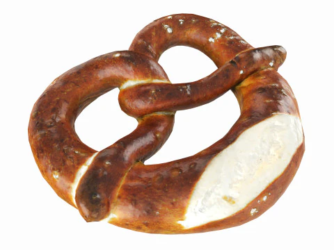 Pretzel Model 3D
