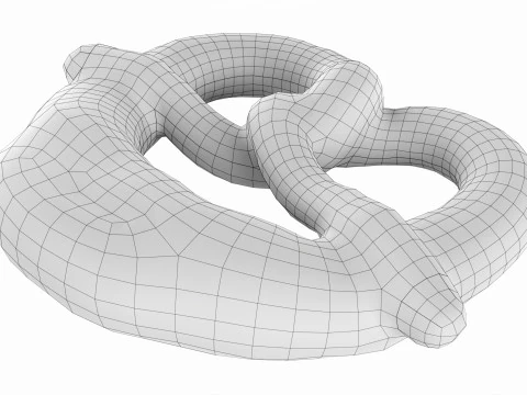 Pretzel 3D Model